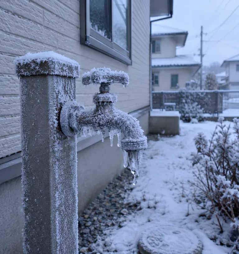 冬の水道管の凍結対策｜凍りやすい気温の目安と、凍ってしまったときの正しい対処法